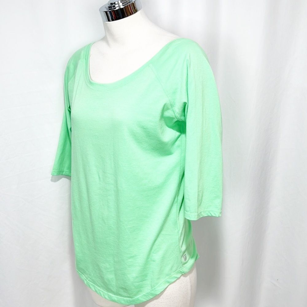 NWT Fabletics Palisades Tee - Scoop Neck, Mint Green XXS - Picture 4 of 12